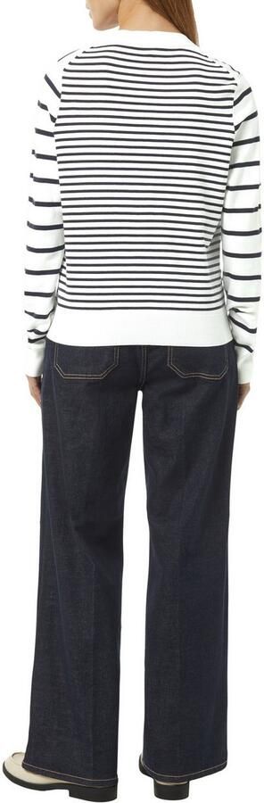 Comma Vest met v-hals en gestreepte look - Foto 3