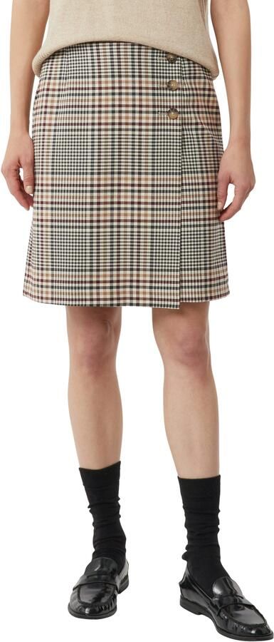 Comma Minirok met knopen en ritssluiting - Foto 4