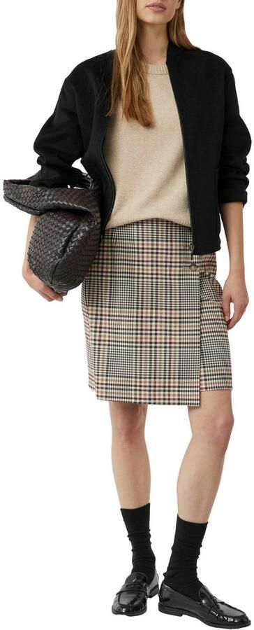 Comma Minirok met knopen en ritssluiting - Foto 2