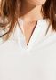 Comma Shirt met V-hals in zijdematte look in viscosemix - Thumbnail 3