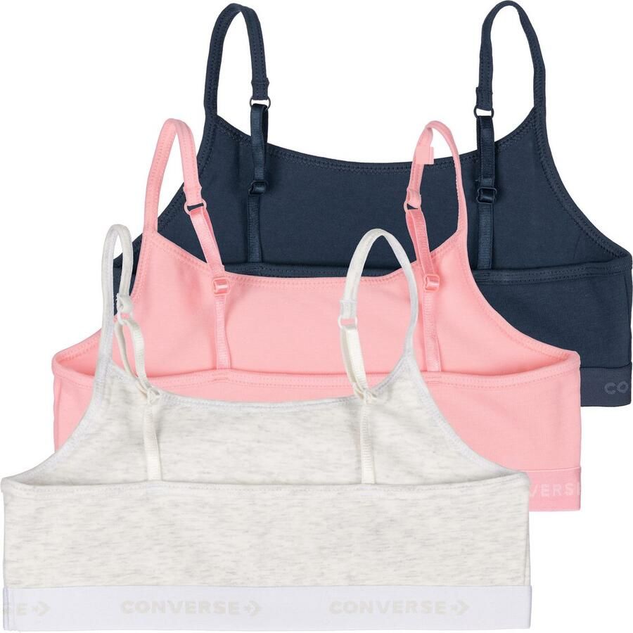 Converse Bustier CHG GIRLS CLASSIC 3PK BRALETTE (3-delig)