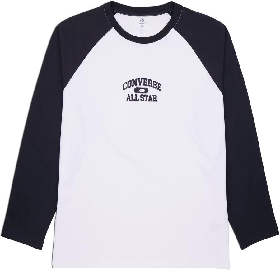 Converse Shirt met lange mouwen MEN'S PREMIUM LONG-SLEEVE RAGLAN T-SHIRT (1-delig) - Foto 1