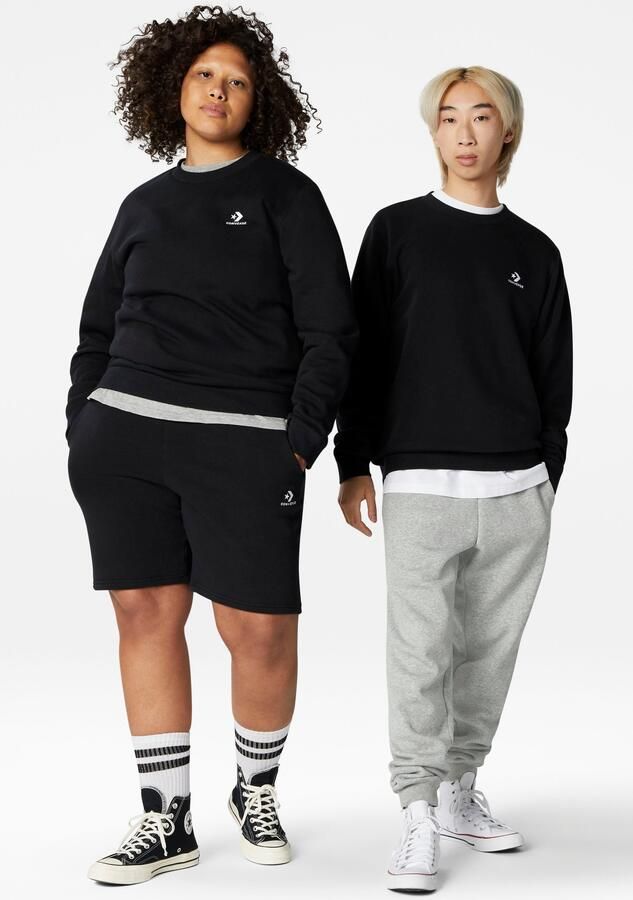 Converse Sweatshirt GO-TO EMBROIDERED STAR CHEVRON BRUSHED BACK FLEECE CREW SWEATSHIRT - Foto 8