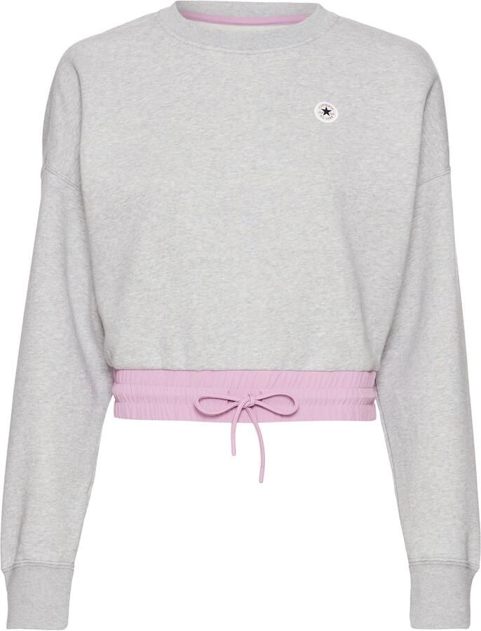 Converse Chuck Crew Light Sweatshirts Gray Dames