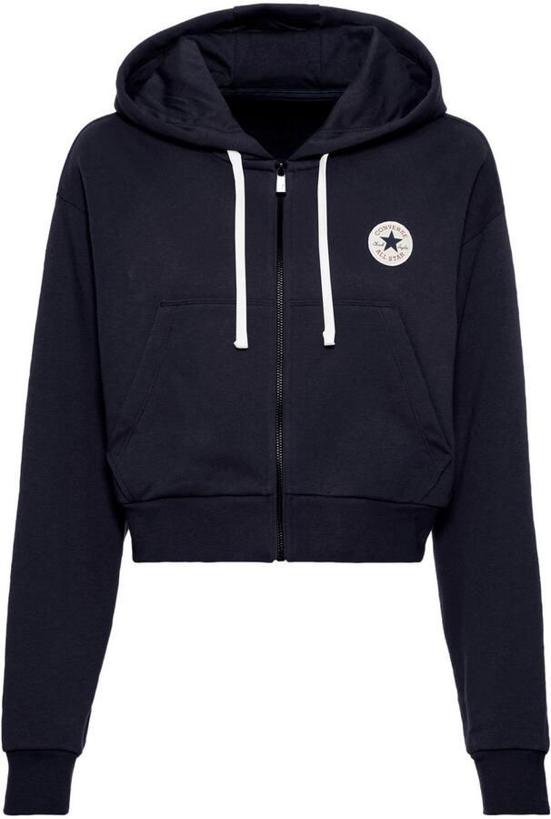 Converse Retro Chuck Taylor Full Zip Hoodie Black- Dames Black - Foto 4