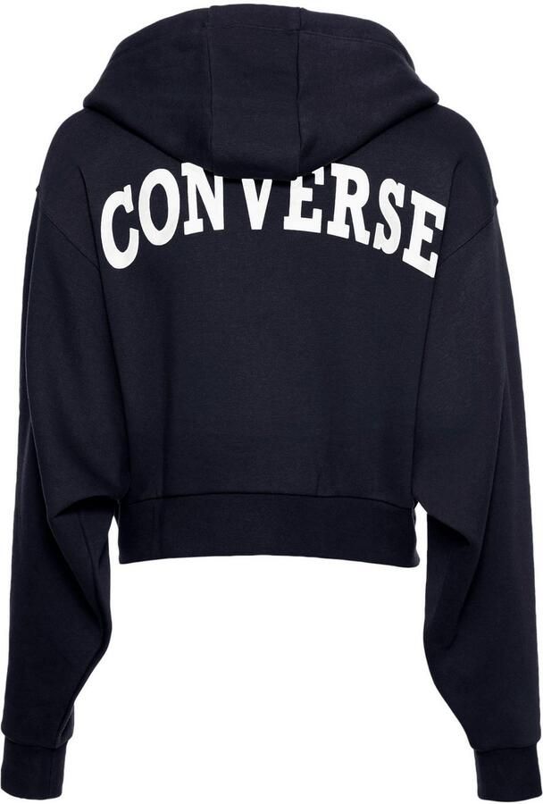 Converse Retro Chuck Taylor Full Zip Hoodie Black- Dames Black - Foto 3