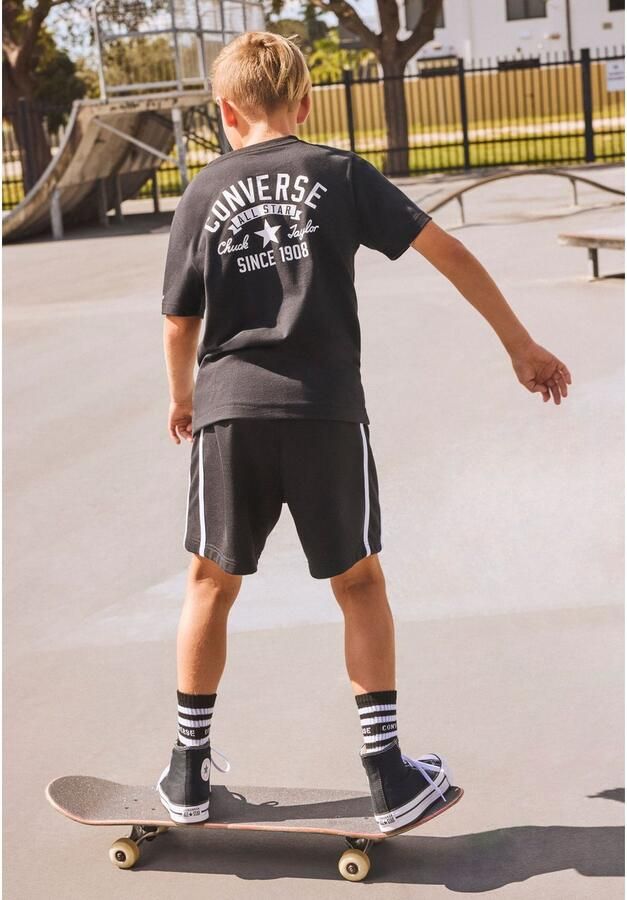 Converse T-shirt CNVB RETRO FRONT BACK LOGO TEE (1-delig) - Foto 3