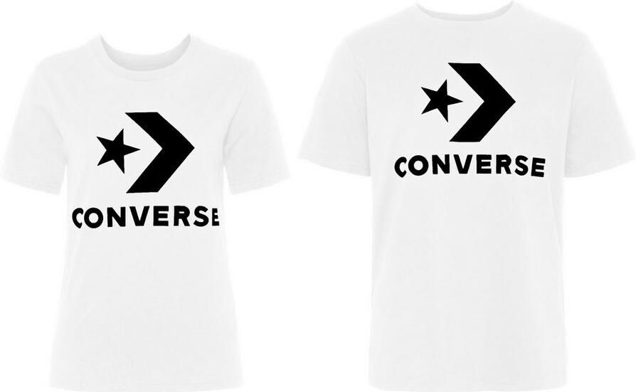 Converse T-shirt Unisex GO-TO STAR CHEVRON LOGO STANDARD-FIT (1-delig) - Foto 4
