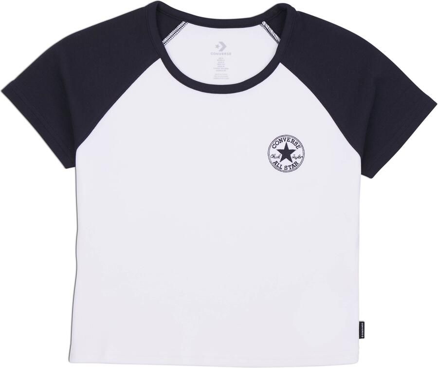 Converse T-shirt WO 'S CHUCK TAYLOR RAGLAN T-SHIRT (1-delig)