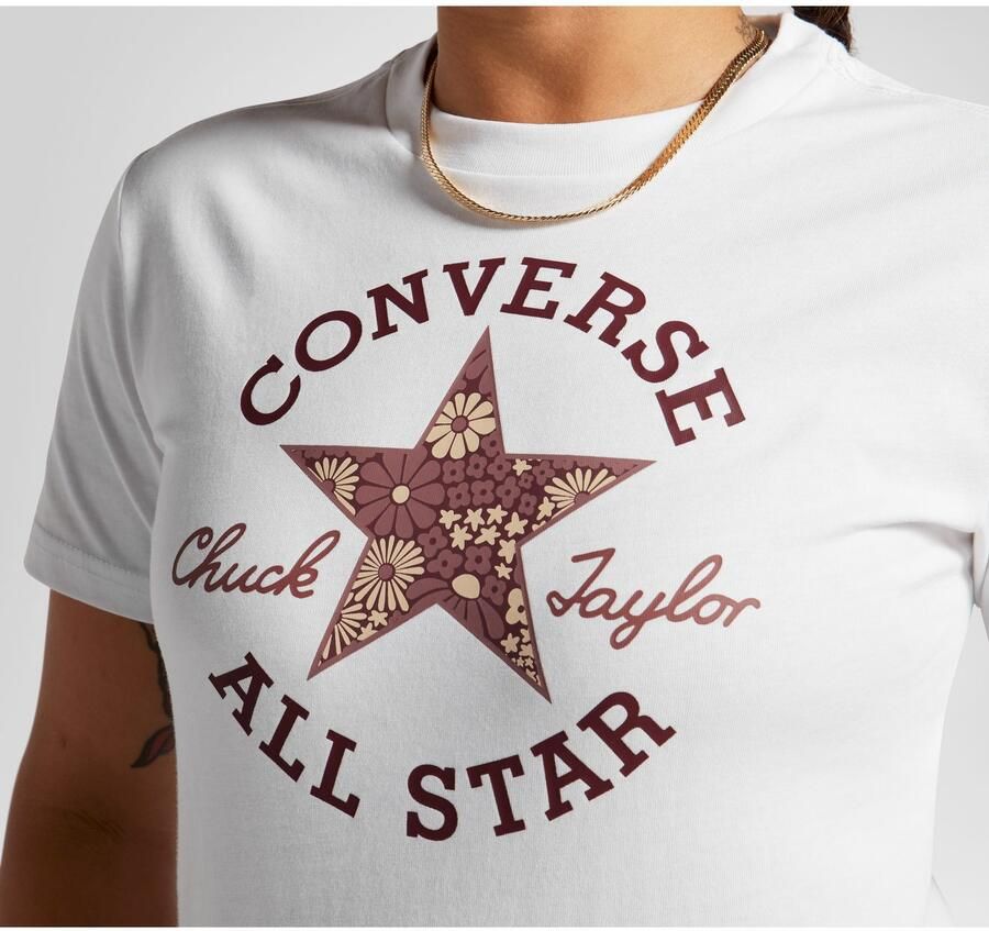 Converse T-shirt WOMEN'S FLORAL PATCH T-SHIRT - Foto 2