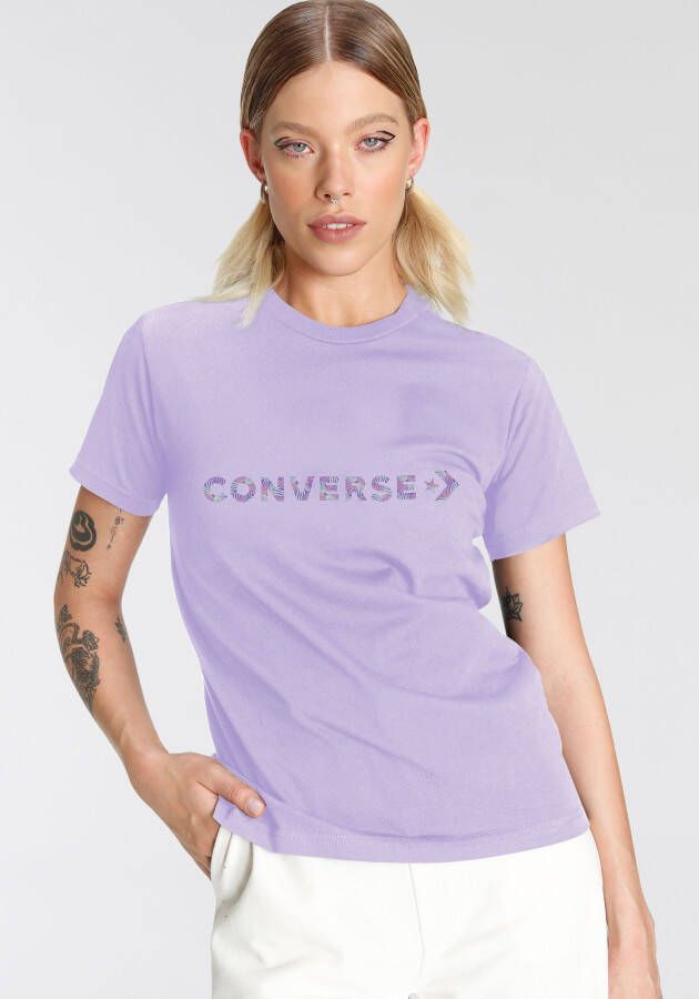 Converse T-shirt WOMEN'S WORDMARK SHORT SLE (1-delig)