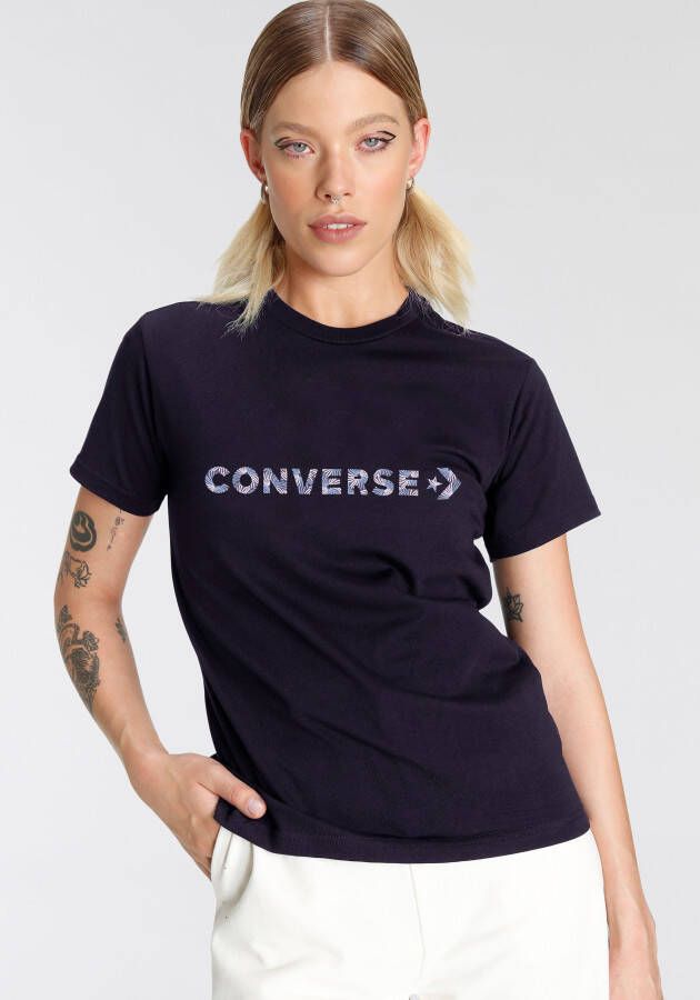 Converse T-shirt WOMEN'S WORDMARK SHORT SLE (1-delig)