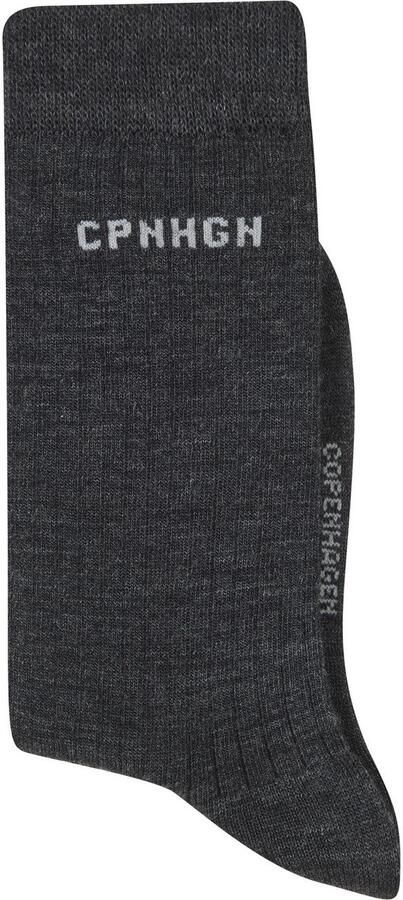 Copenhagen Studios Basic sokken geribbeld met verwar de wol (set 2 paar) - Foto 6