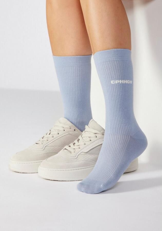 Copenhagen Studios Basic sokken met ribstructuur en borduursel (set 3 paar) - Foto 13