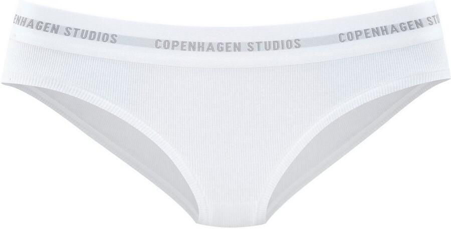 Copenhagen Studios Bikinibroekje Met zachte logoband van geribde bio-katoenkwaliteit (Set van 2) - Foto 6