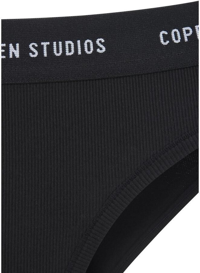 Copenhagen Studios Bikinibroekje Met zachte logoband van geribde bio-katoenkwaliteit (Set van 2)