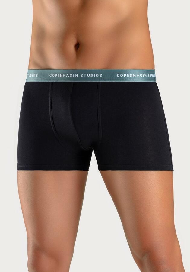 Copenhagen Studios Boxershort voor heren met gekleurde logo-tailleband (set 3 stuks) - Foto 2