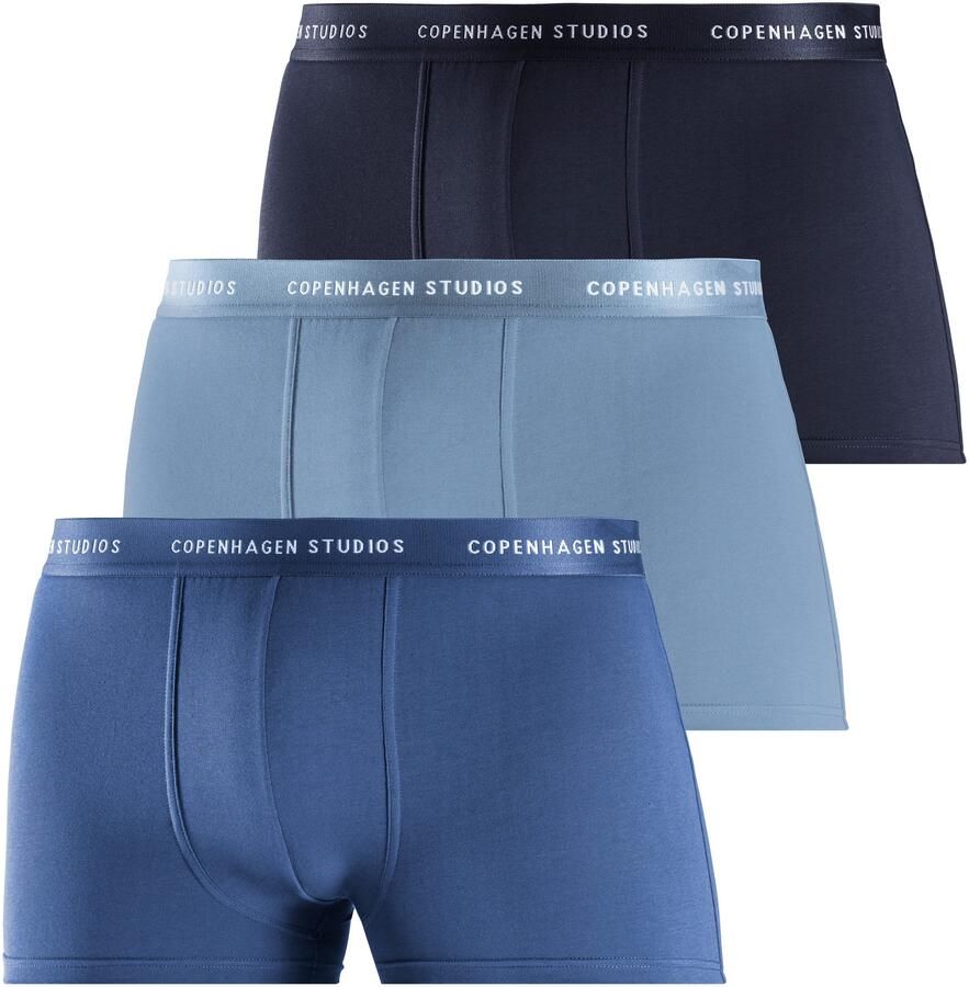 Copenhagen Studios Boxershort voor heren met gekleurde logo-tailleband (set 3 stuks) - Foto 7