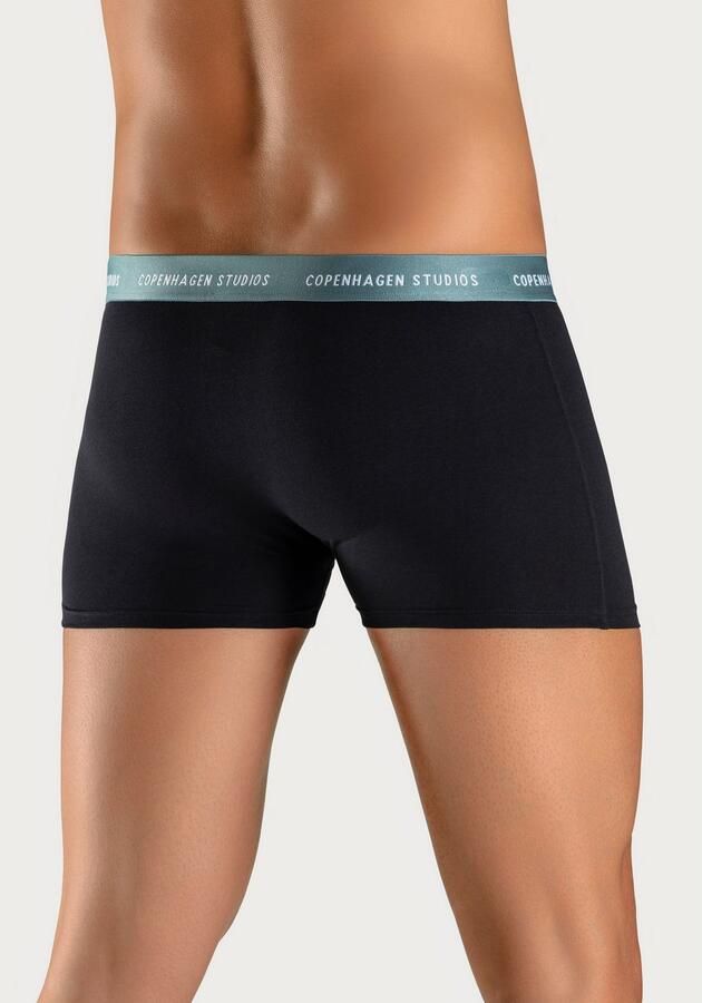 Copenhagen Studios Boxershort voor heren met gekleurde logo-tailleband (set 3 stuks) - Foto 3