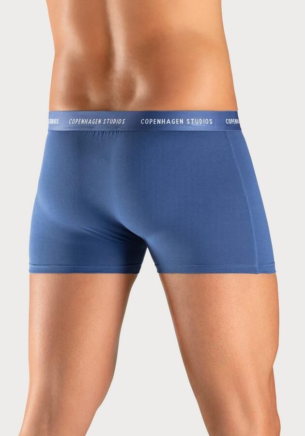Copenhagen Studios Boxershort voor heren met gekleurde logo-tailleband (set 3 stuks) - Foto 4