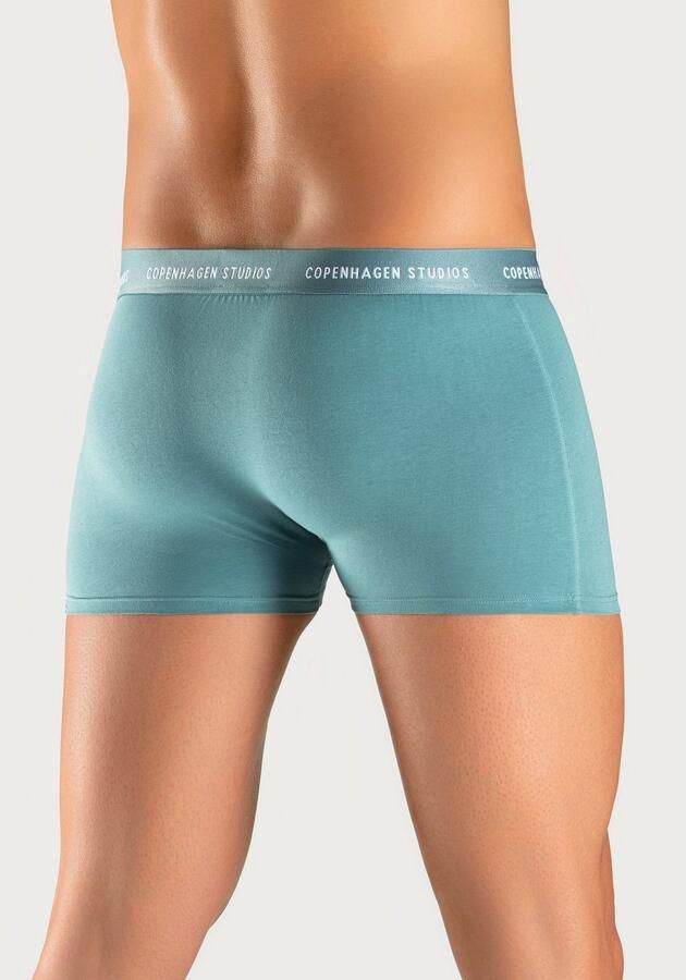 Copenhagen Studios Boxershort voor heren met gekleurde logo-tailleband (set 3 stuks) - Foto 4
