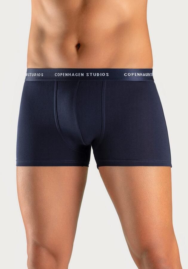 Copenhagen Studios Boxershort voor heren met gekleurde logo-tailleband (set 3 stuks) - Foto 3