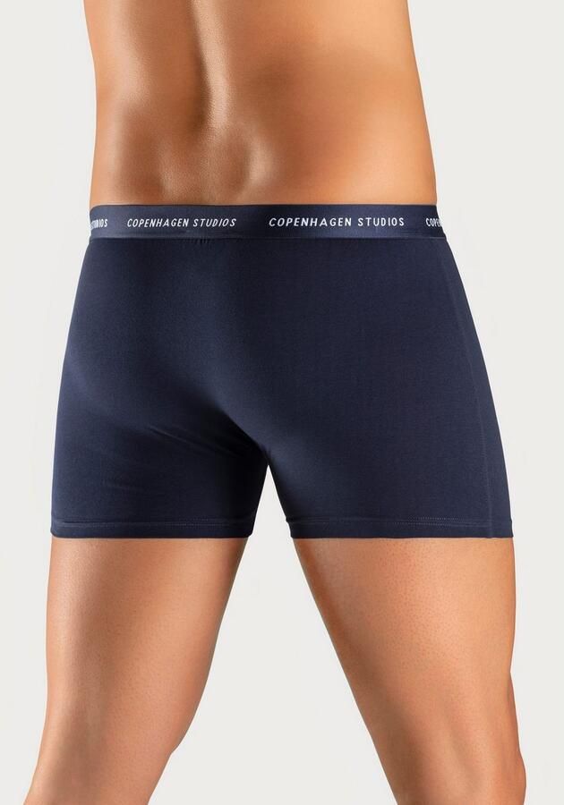 Copenhagen Studios Boxershort voor heren met gekleurde logo-tailleband (set 3 stuks) - Foto 4