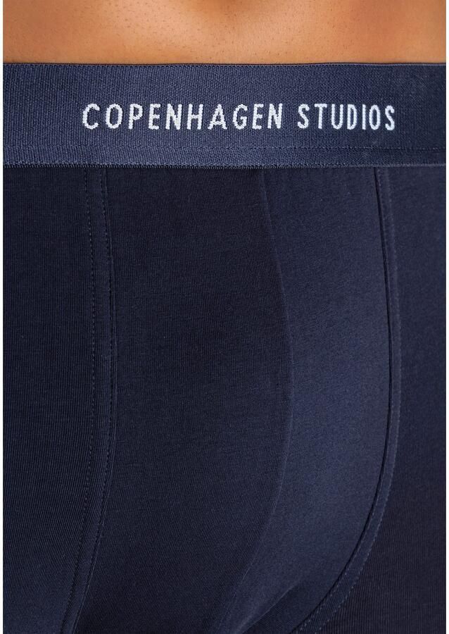 Copenhagen Studios Boxershort voor heren met gekleurde logo-tailleband (set 3 stuks)