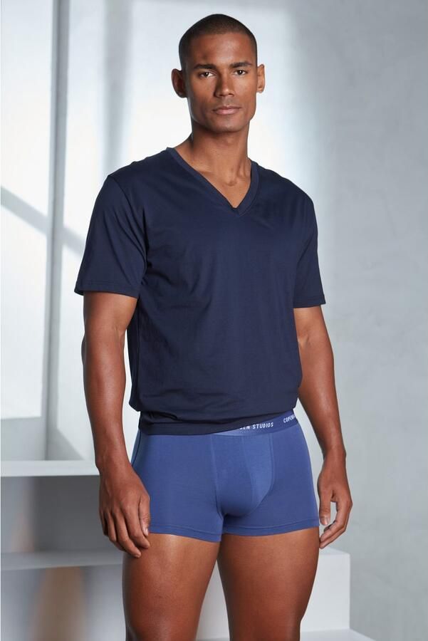 Copenhagen Studios Boxershort voor heren met gekleurde logo-tailleband (set 3 stuks) - Foto 5