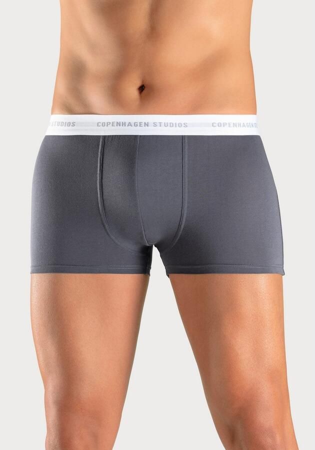 Copenhagen Studios Boxershort voor heren met witte logo-tailleband (set 3 stuks) - Foto 2