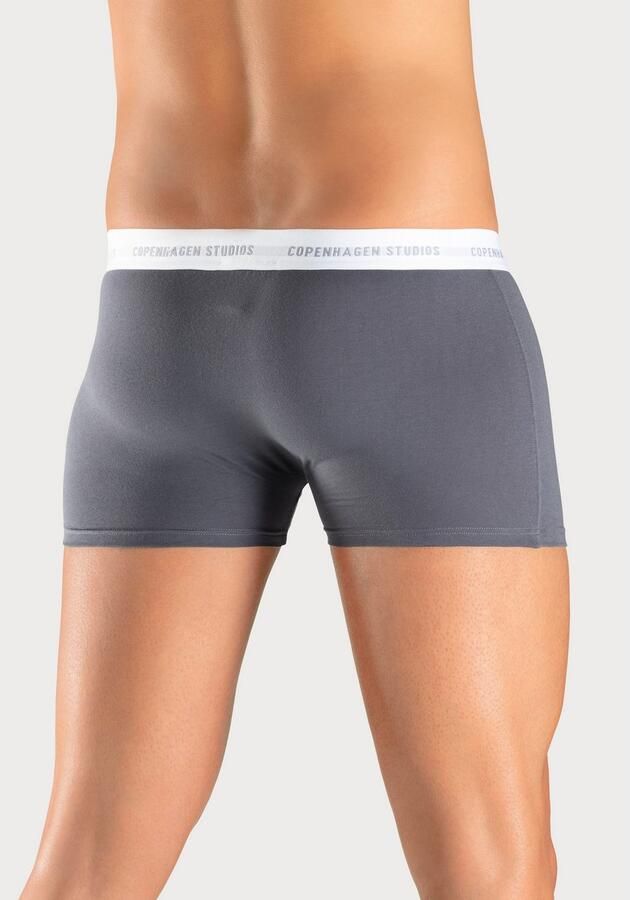 Copenhagen Studios Boxershort voor heren met witte logo-tailleband (set 3 stuks) - Foto 3