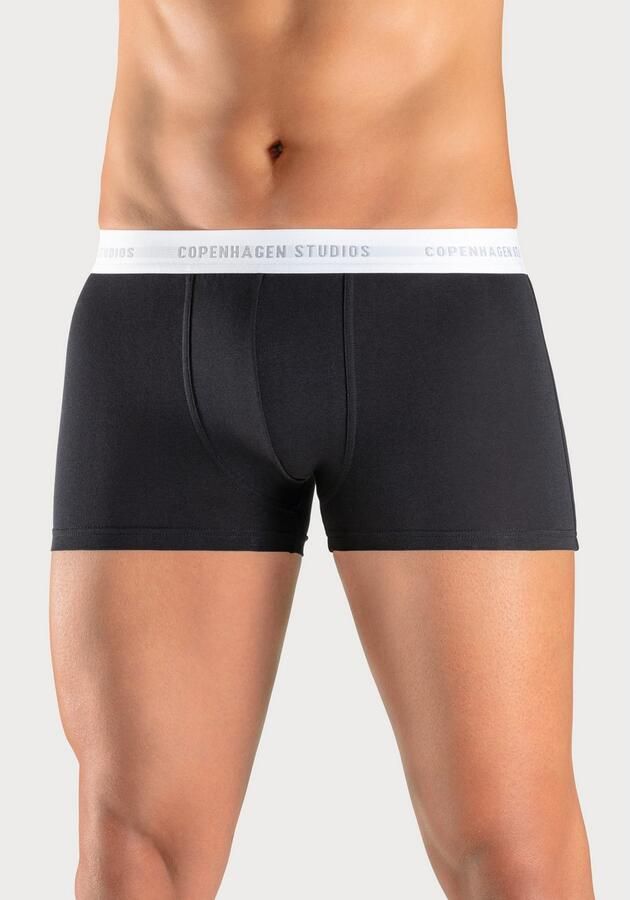 Copenhagen Studios Boxershort voor heren met witte logo-tailleband (set 3 stuks) - Foto 2