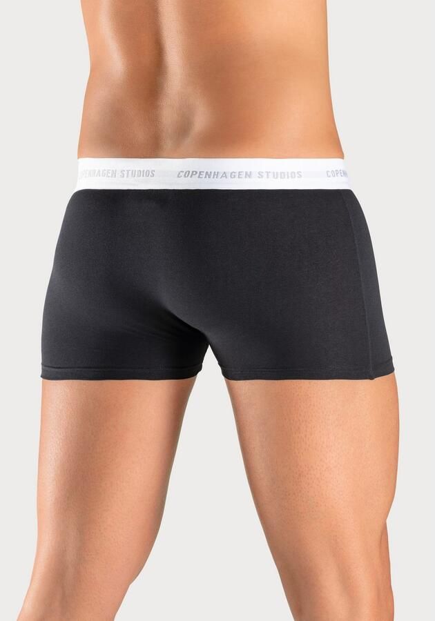 Copenhagen Studios Boxershort voor heren met witte logo-tailleband (set 3 stuks) - Foto 3