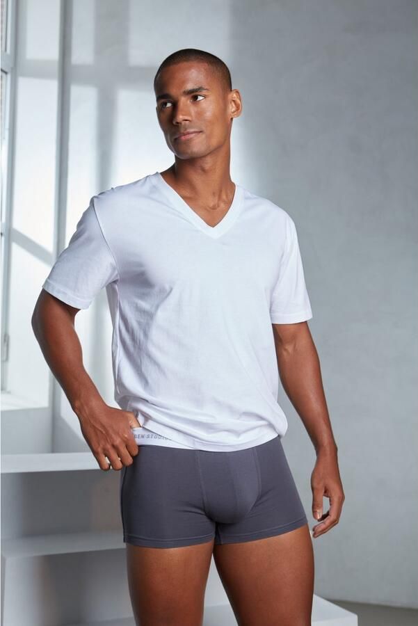 Copenhagen Studios Boxershort voor heren met witte logo-tailleband (set 3 stuks) - Foto 4