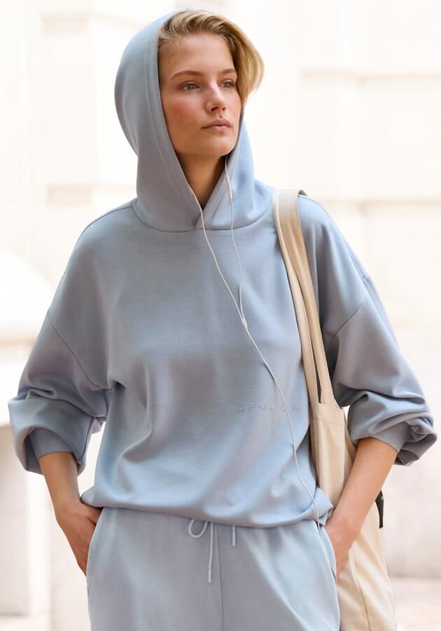 Copenhagen Studios Capuchontrui extra zacht materiaal - Foto 3