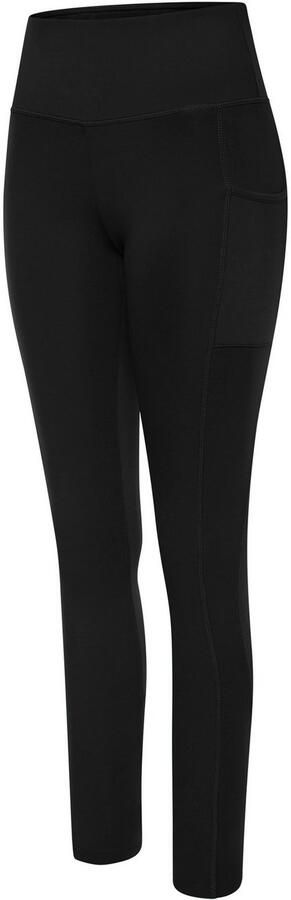 Copenhagen Studios Functionele legging met mesh-inzet en telefoontas aan het been - Foto 6