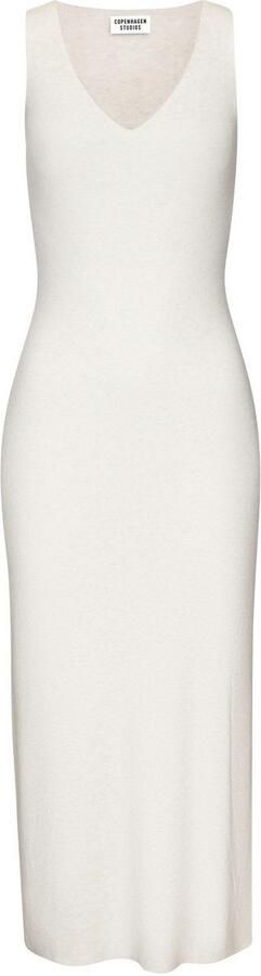 Copenhagen Studios Gebreide jurk van hoogwaardig ribbreisel loungewear - Foto 6