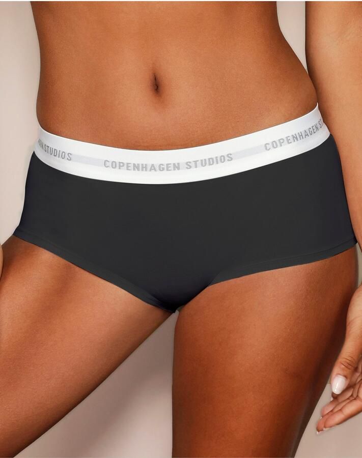 Copenhagen Studios Hipster met zachte logo-bund en van elastische katoen-modal kwaliteit - Foto 5