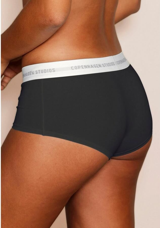 Copenhagen Studios Hipster met zachte logo-bund en van elastische katoen-modal kwaliteit - Foto 2