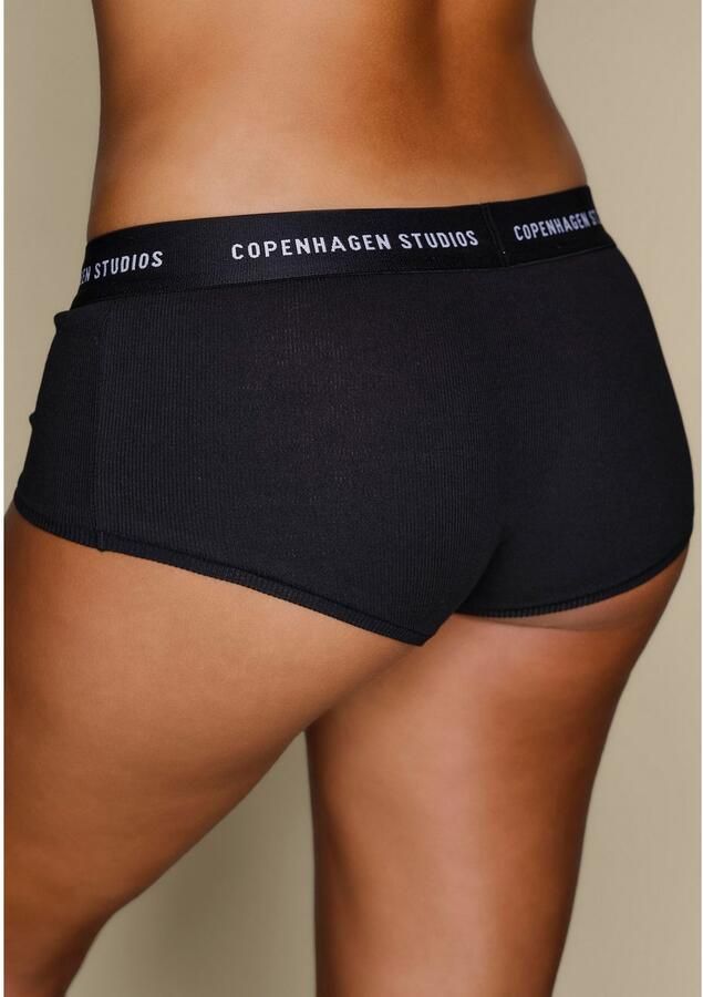 Copenhagen Studios Hipster Met zachte logoband van geribde bio-katoenkwaliteit (Set van 2) - Foto 3