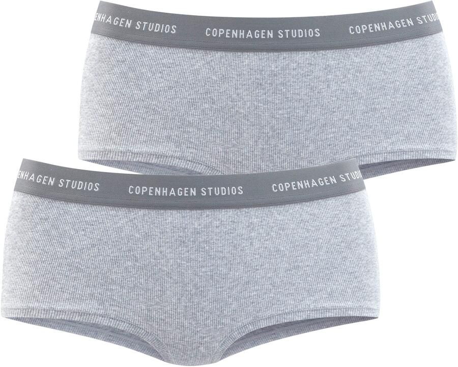 Copenhagen Studios Hipster Met zachte logoband van geribde bio-katoenkwaliteit (Set van 2) - Foto 7