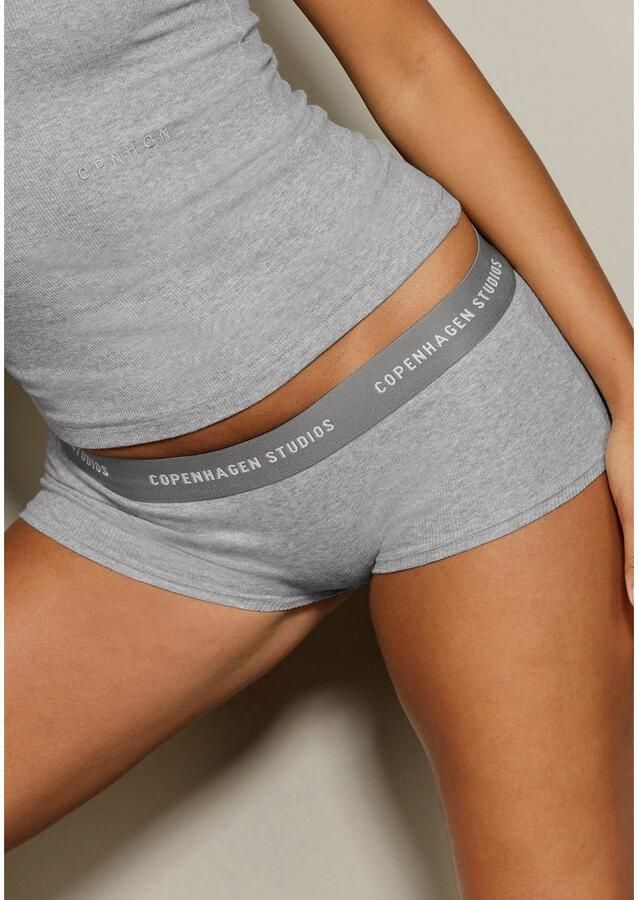 Copenhagen Studios Hipster Met zachte logoband van geribde bio-katoenkwaliteit (Set van 2) - Foto 2