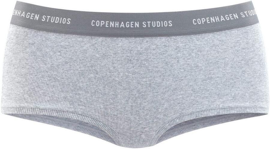 Copenhagen Studios Hipster Met zachte logoband van geribde bio-katoenkwaliteit (Set van 2) - Foto 6