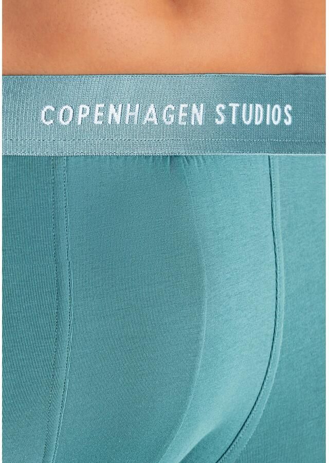 Copenhagen Studios Lange boxershort Boxershorts voor heren met langere pijpen en logo-tailleband (set 3 stuks)