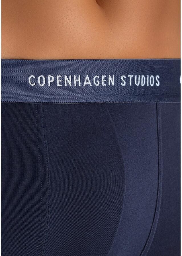 Copenhagen Studios Lange boxershort Boxershorts voor heren met langere pijpen en logo-tailleband (set 3 stuks)