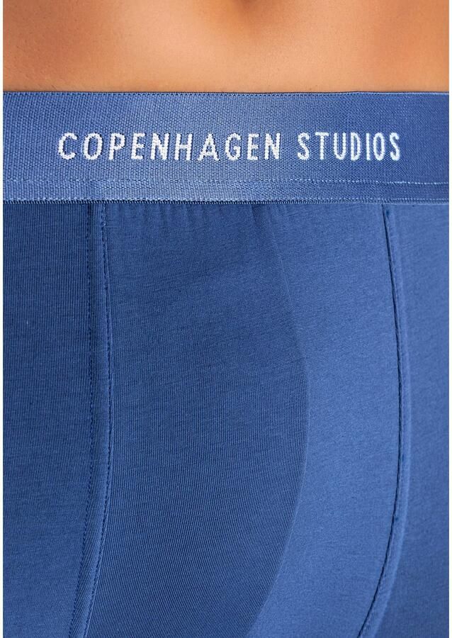 Copenhagen Studios Lange boxershort Boxershorts voor heren met langere pijpen en logo-tailleband (set 3 stuks)