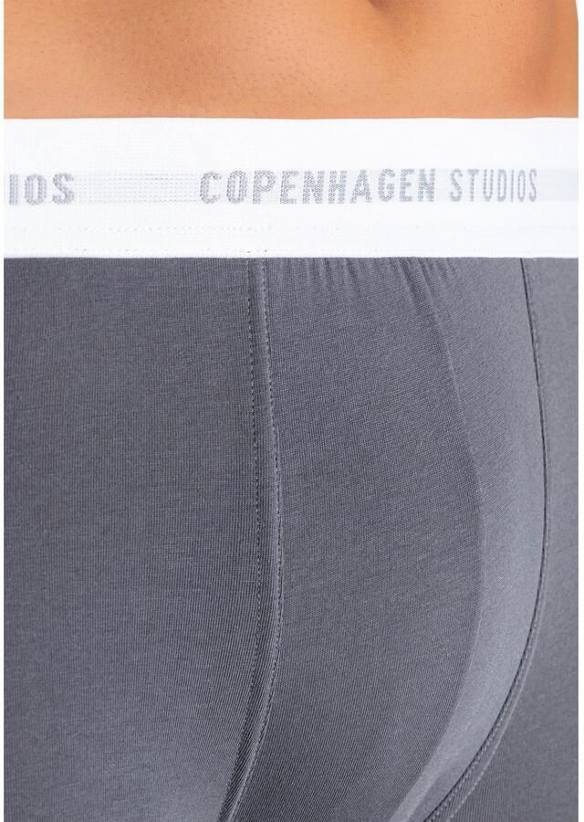 Copenhagen Studios Lange boxershort Boxershorts voor heren met langere pijpen en logo-tailleband (3 stuks)