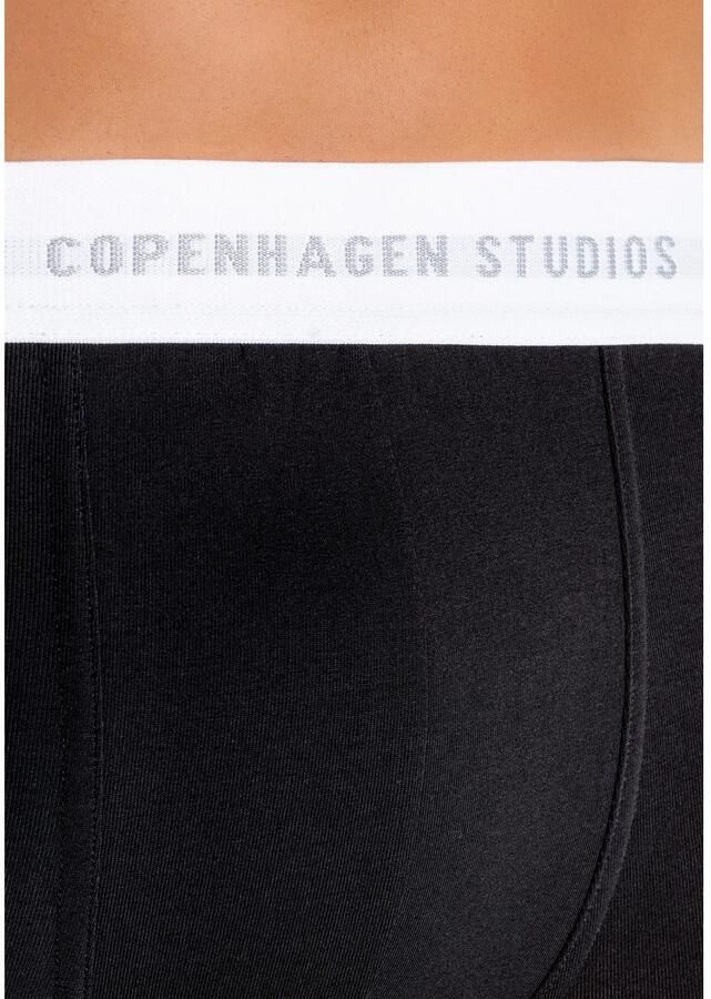 Copenhagen Studios Lange boxershort Boxershorts voor heren met langere pijpen en logo-tailleband (3 stuks)