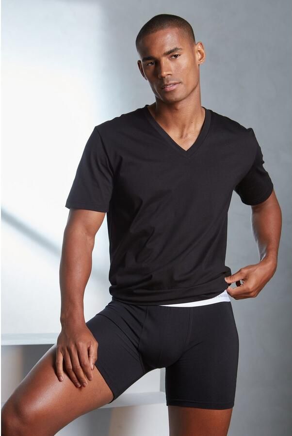 Copenhagen Studios Lange boxershort Boxershorts voor heren met langere pijpen en logo-tailleband (3 stuks) - Foto 6