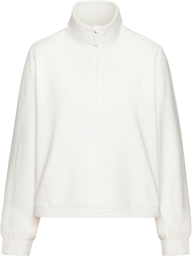 Copenhagen Studios Shirt met lange mouwen gemaakt van hoogwaardig materiaal met staande kraag en rits - Foto 6